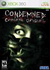 Condemned: Criminal Origins for Xbox 360 Box Art