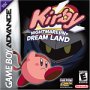 Kirby: Nightmare In Dreamland for Game Boy Advance (GBA) Box Art
