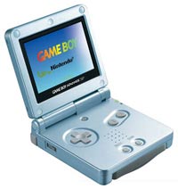 Artic Blue GBA SP Pic 1